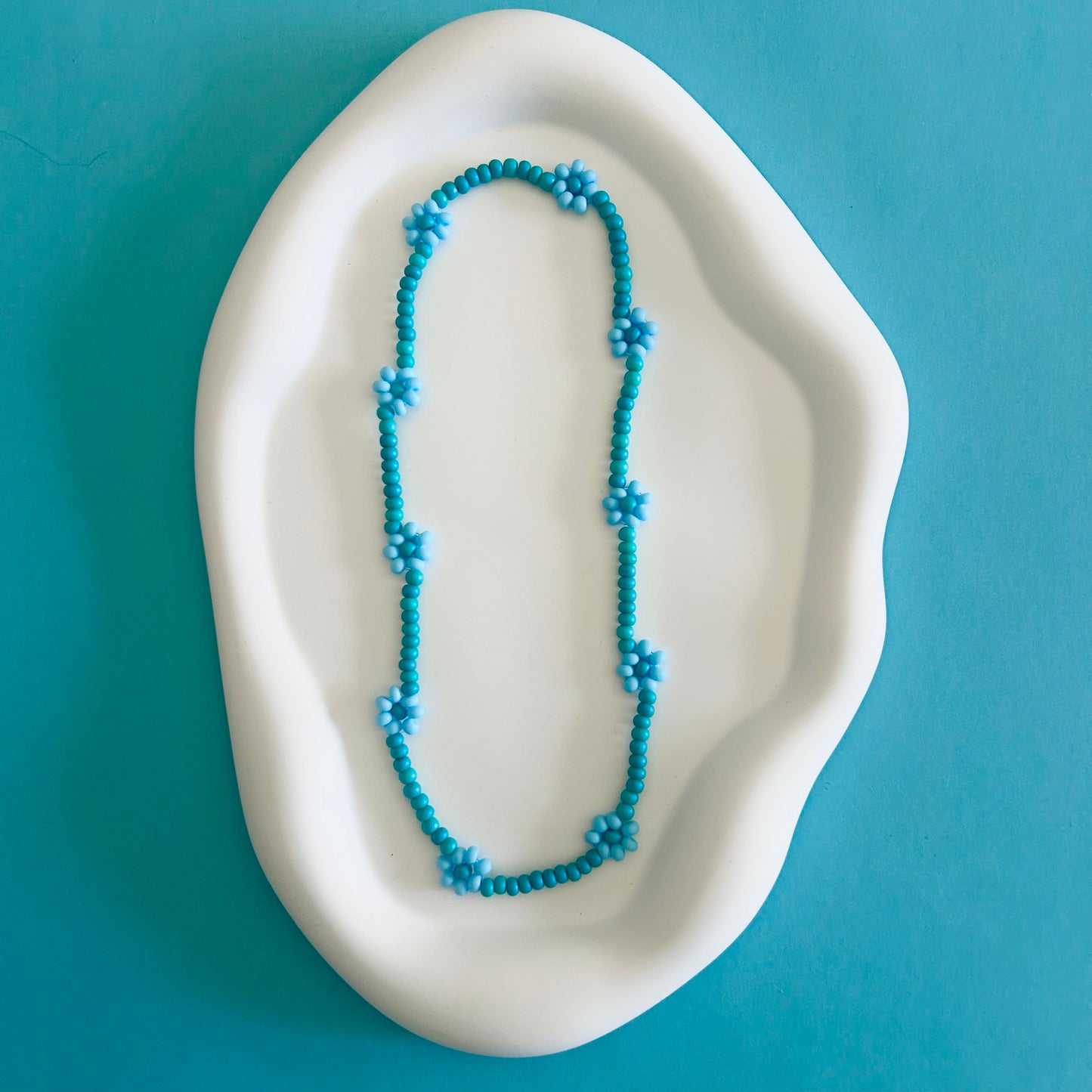 Blue Daisy Choker