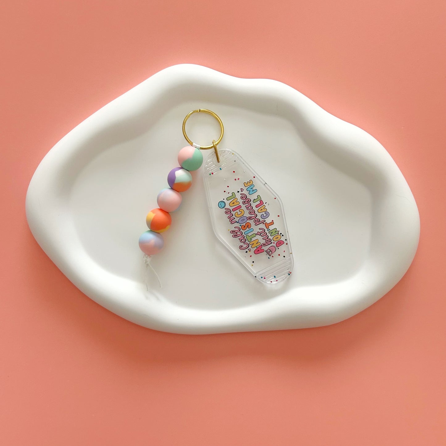 Anitsocial Keychain