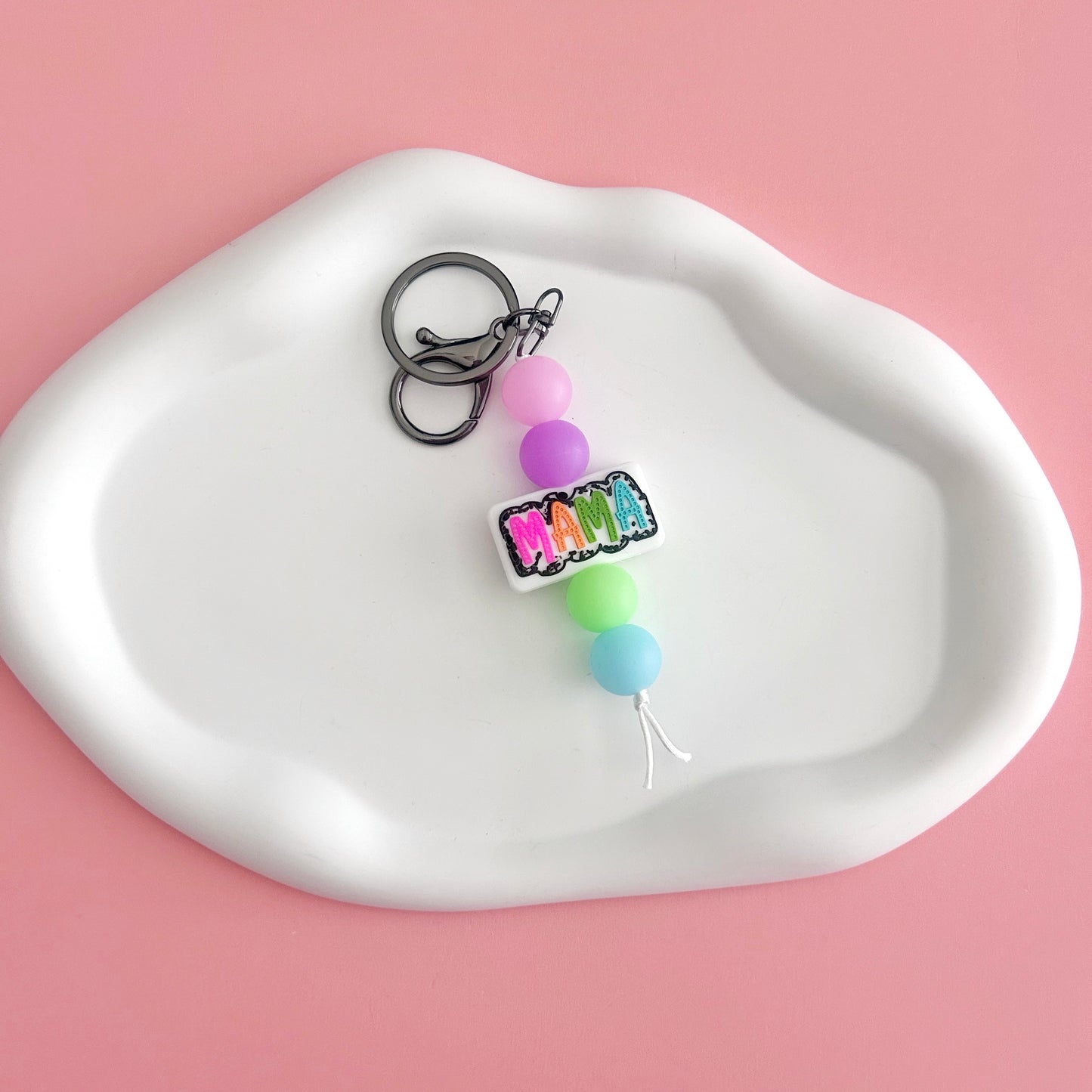 Neon Mama Keychain