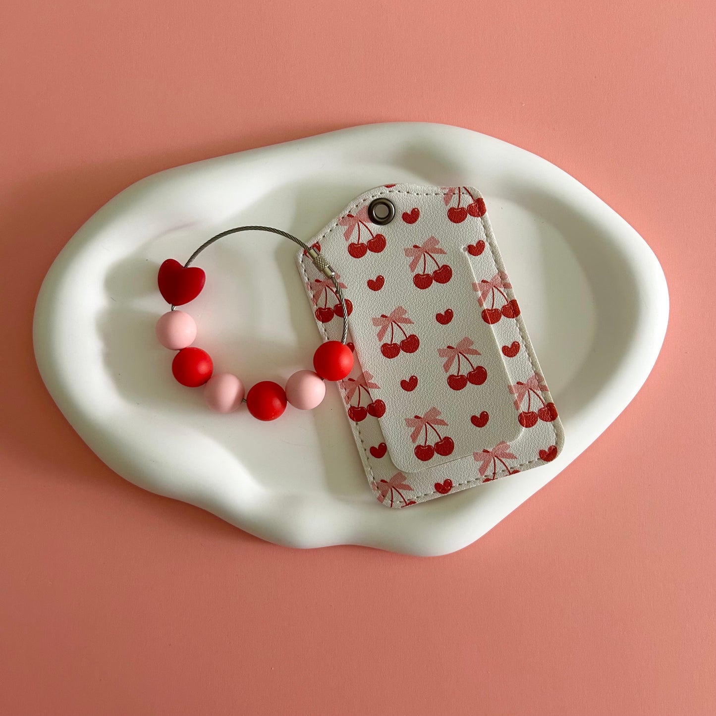 Cherry Luggage Tag