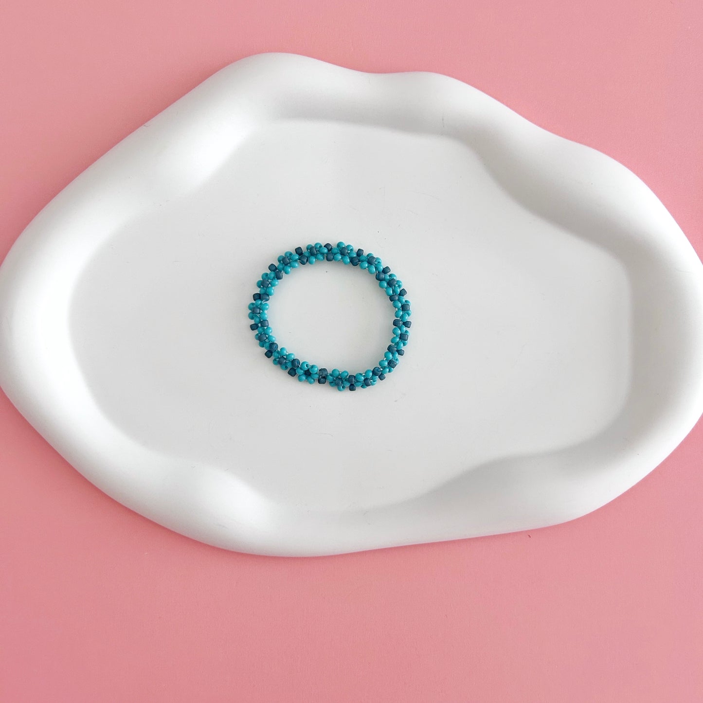 Teal Daisy Bracelet
