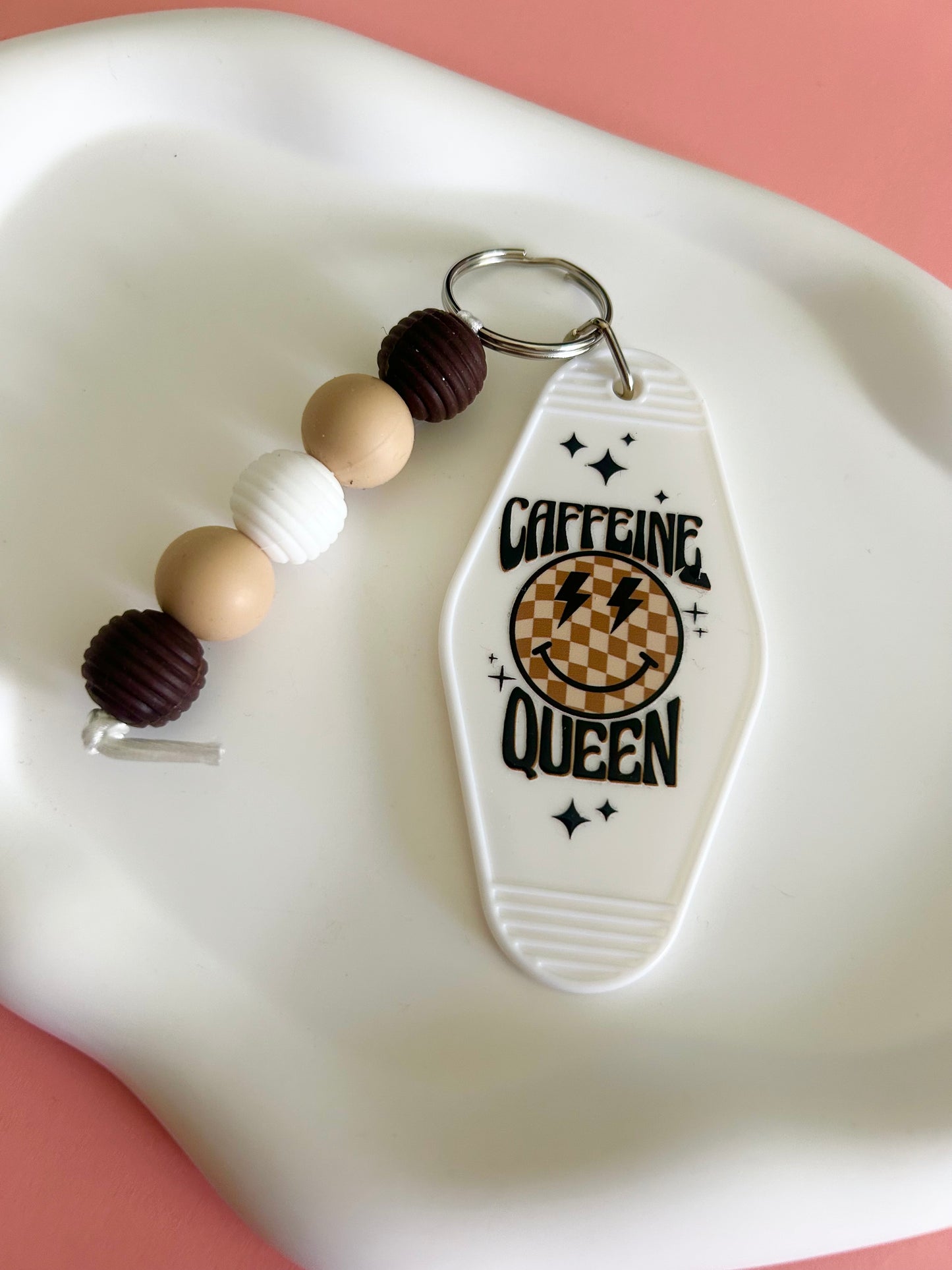 Caffeine Queen Keychain