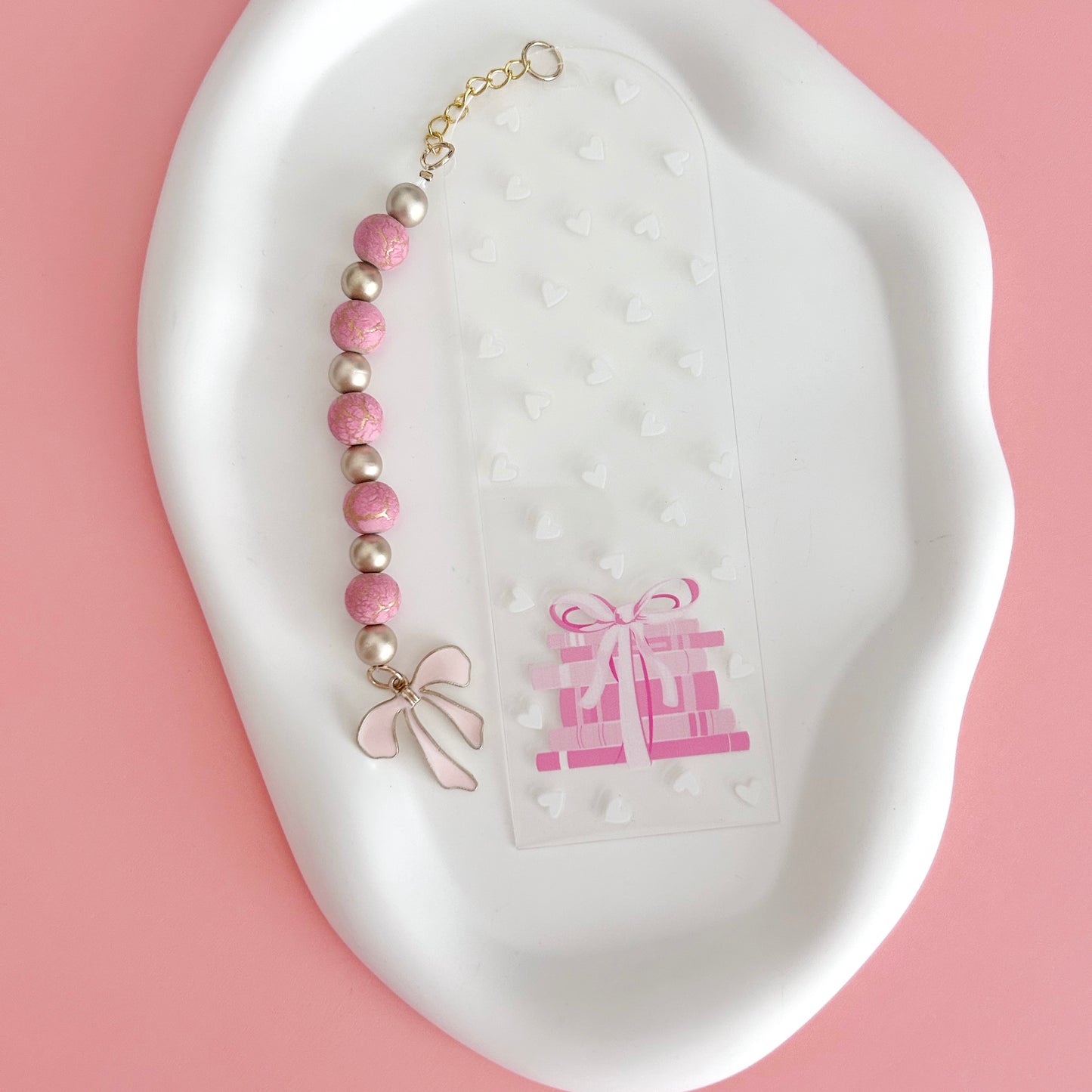 Bow and Books Bookmark