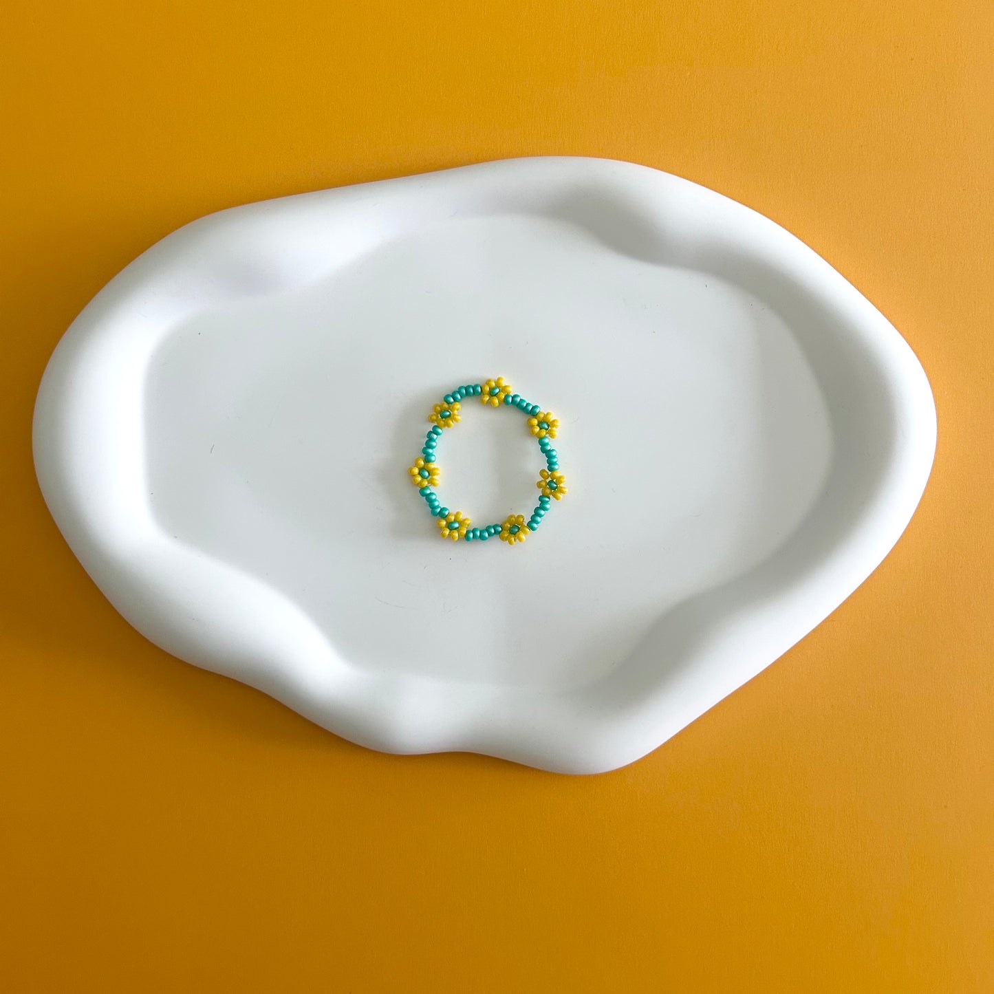 Yellow Daisy Bracelet