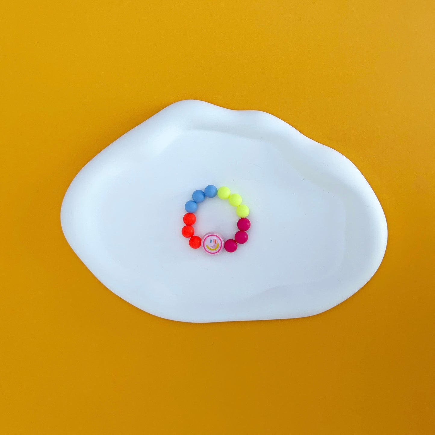 Pink Smiley Bracelet