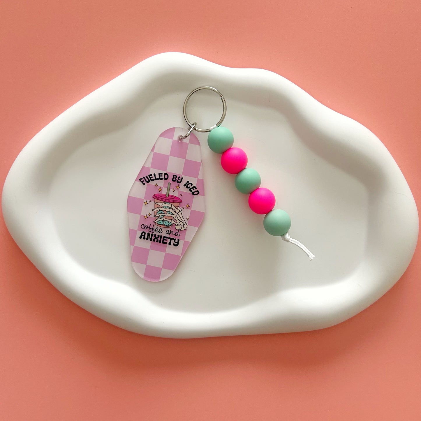 Ice Coffe Keychain
