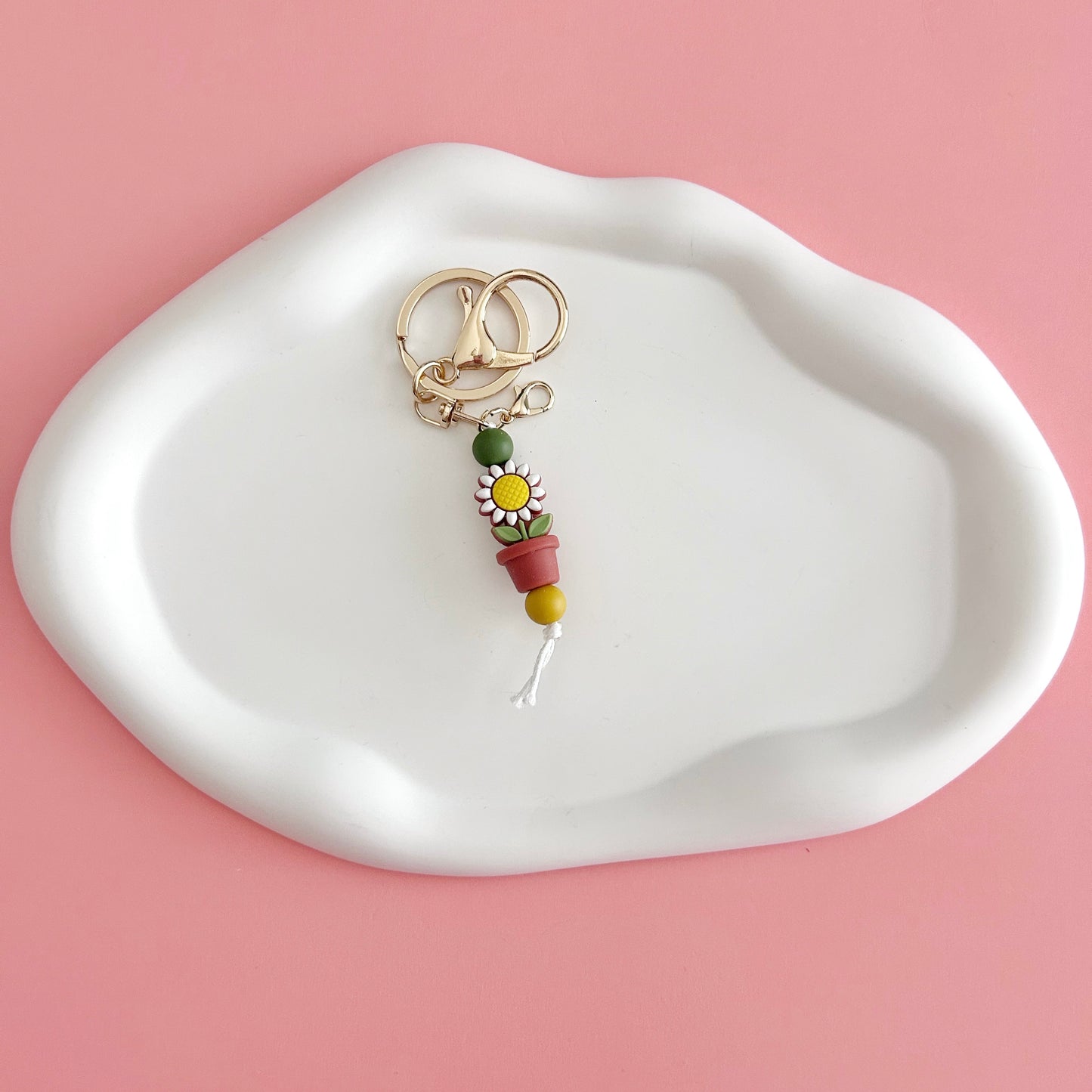 Flower Pot Keychain