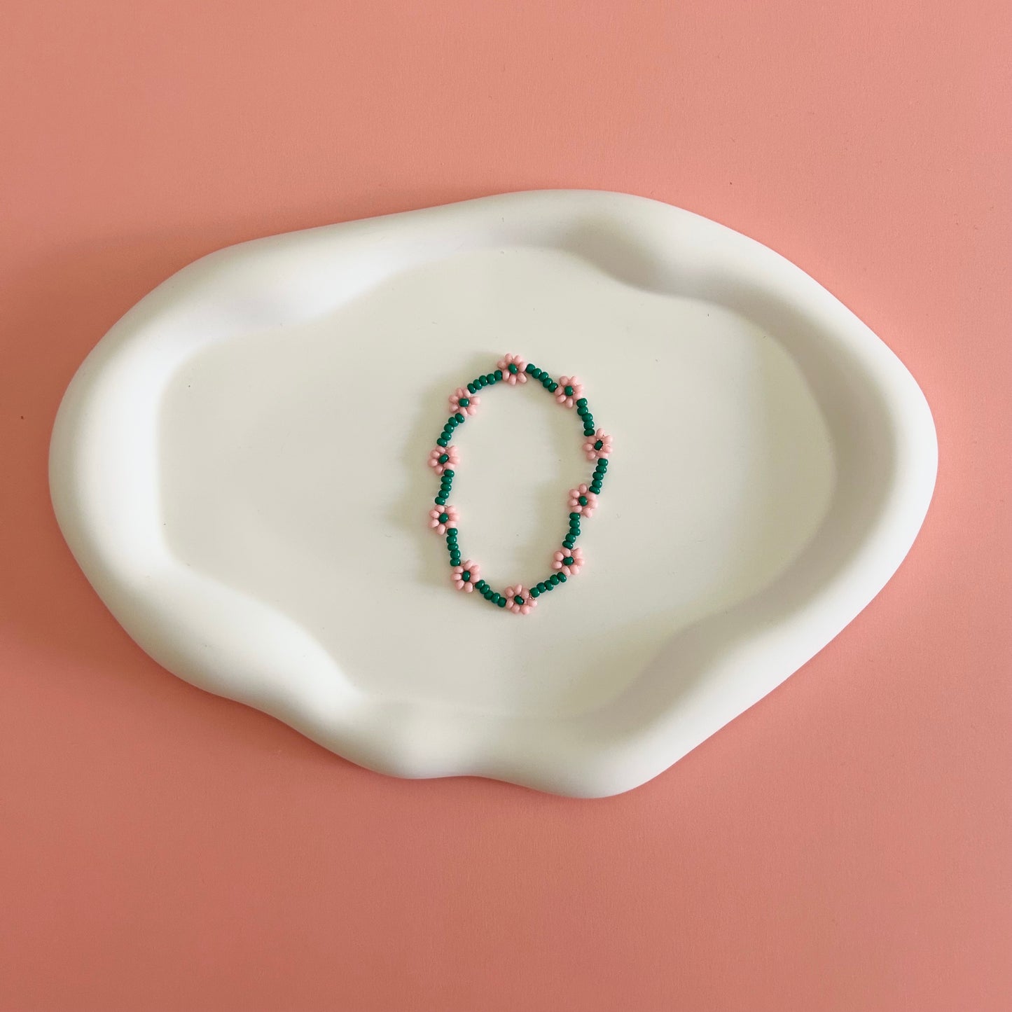 Pink Daisy Bracelet