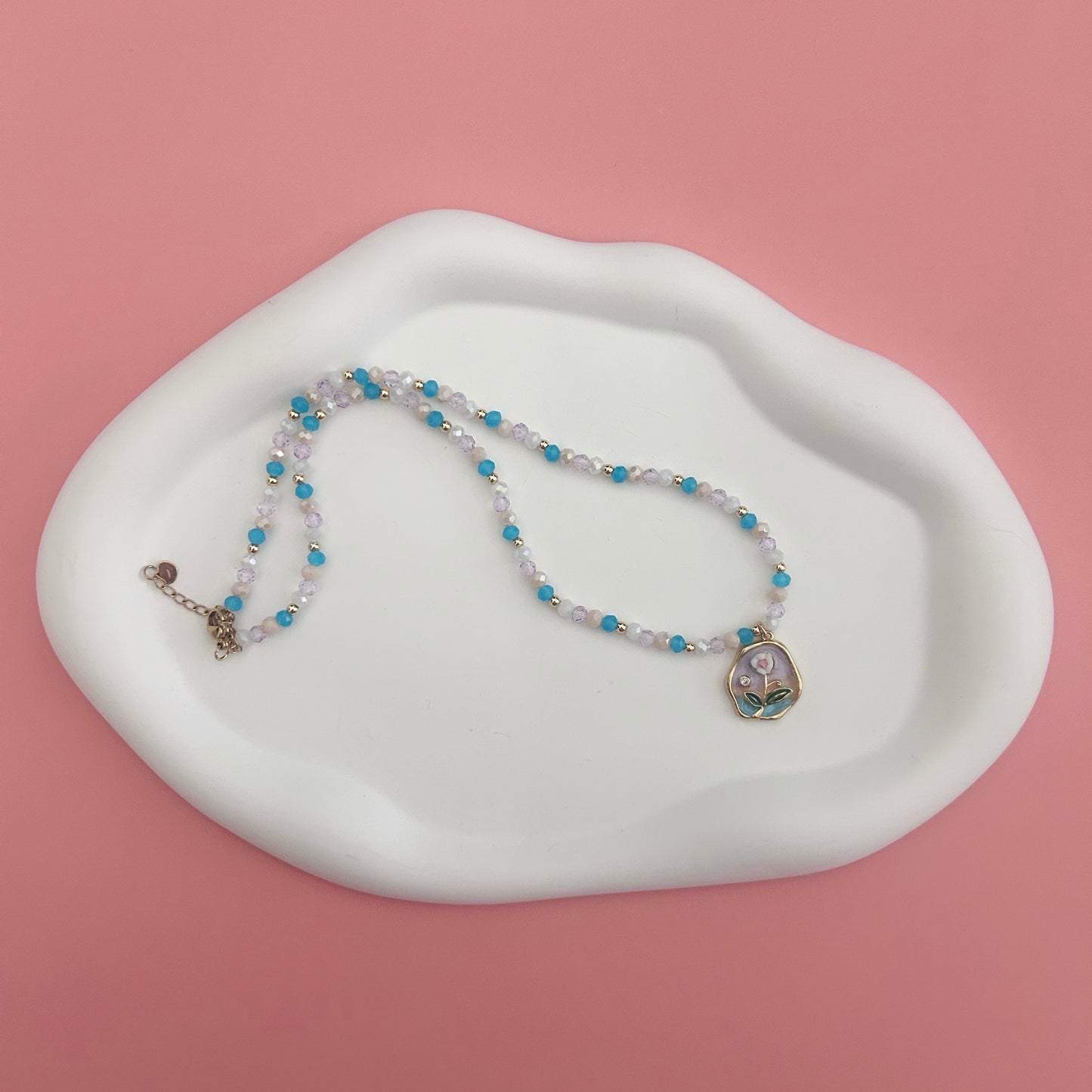 Rose Charm Choker