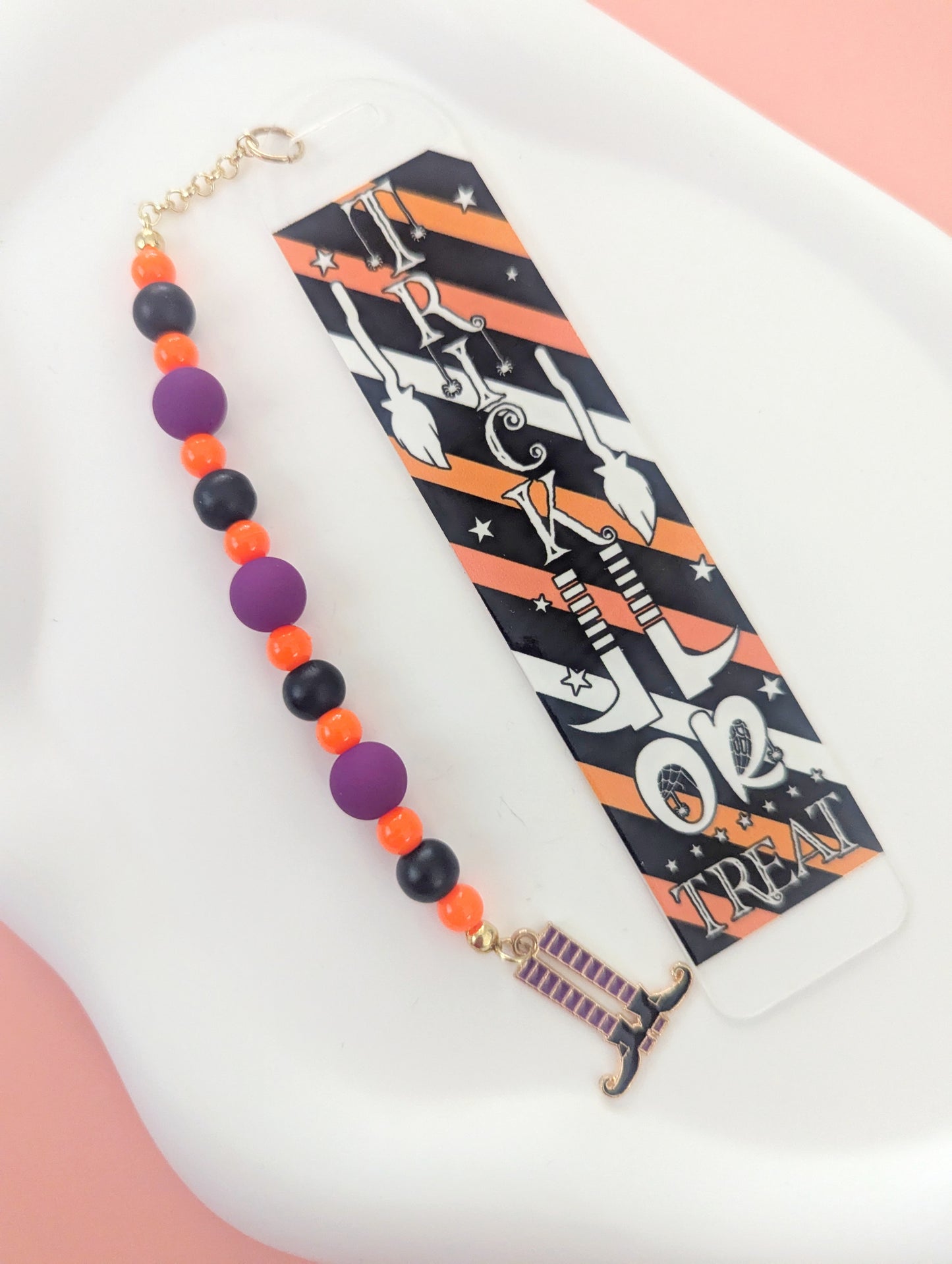 Trick or Treat Acrylic Bookmark