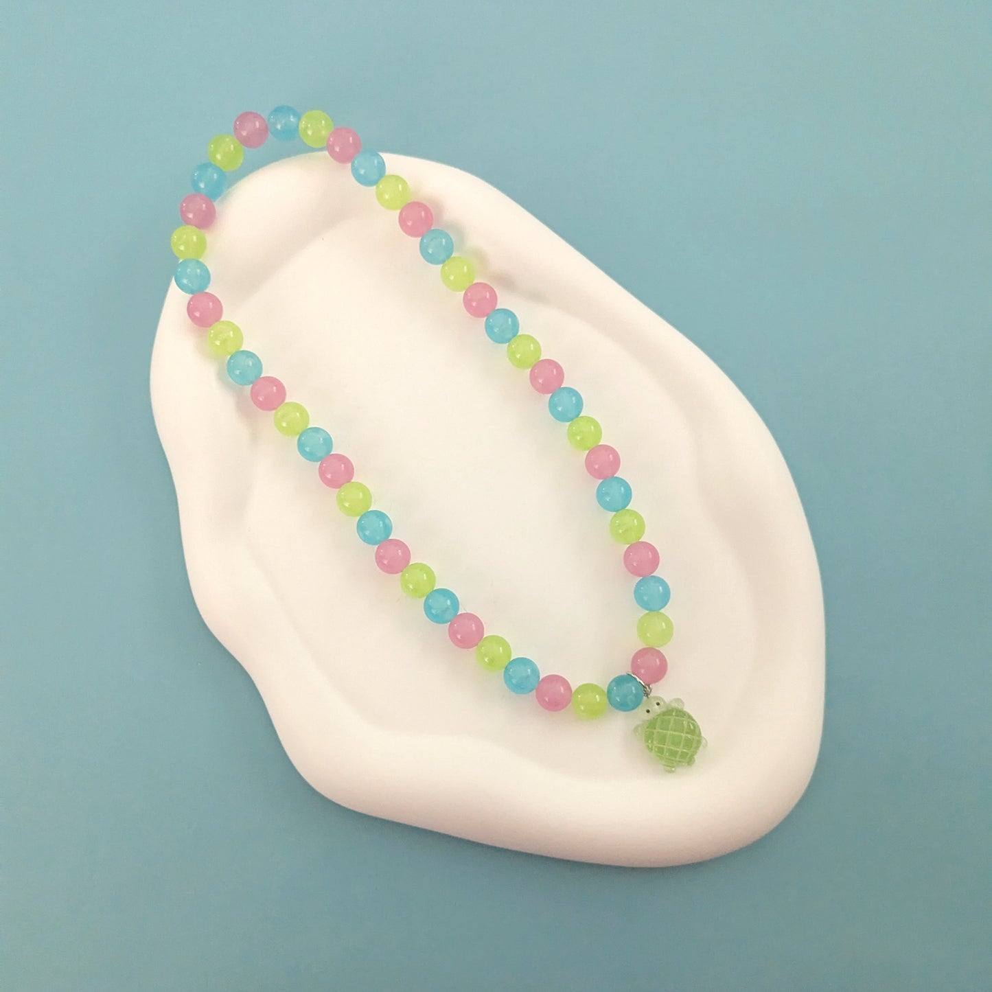 Glow in the Dark Turtle Necklace