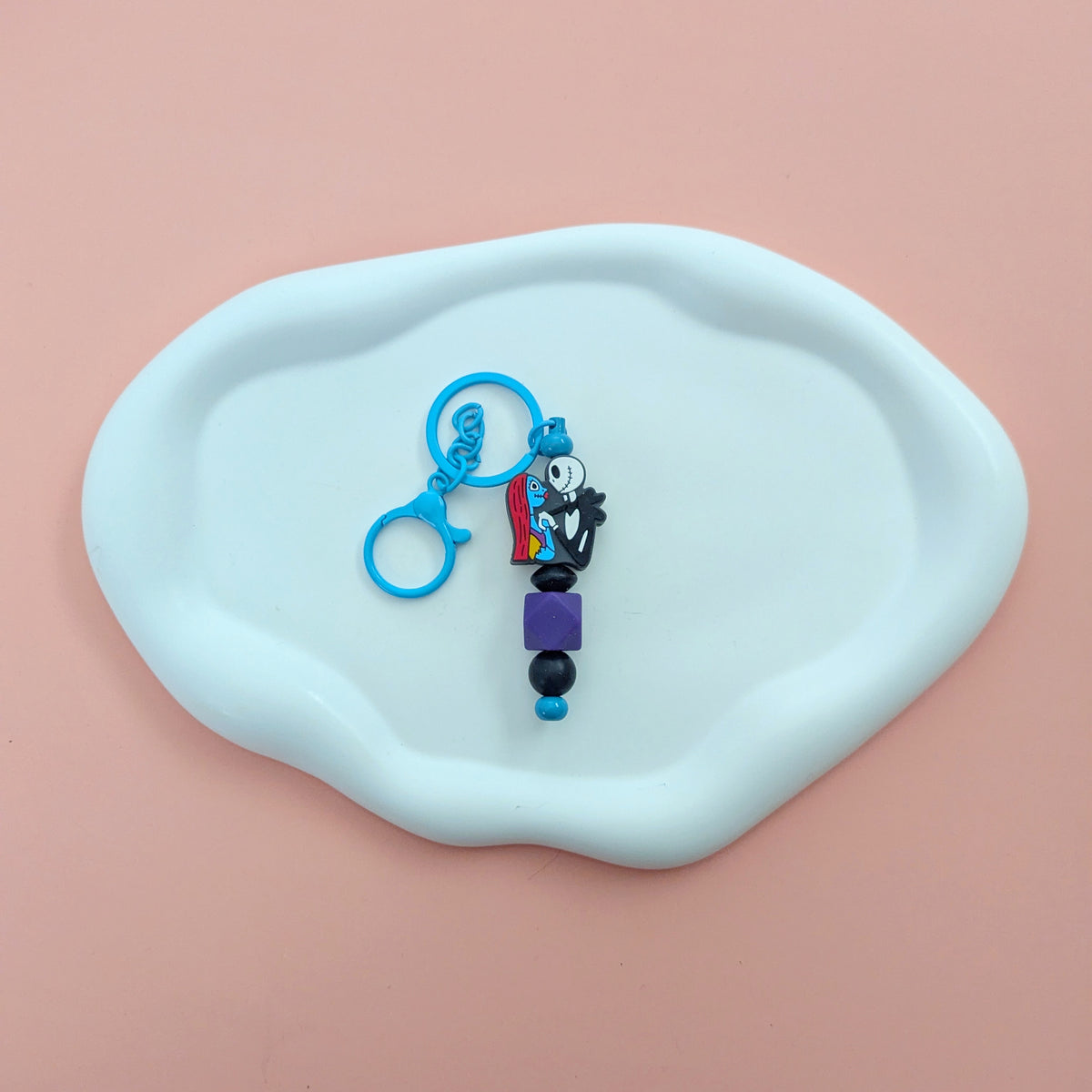 Jack and Sally Keychain
