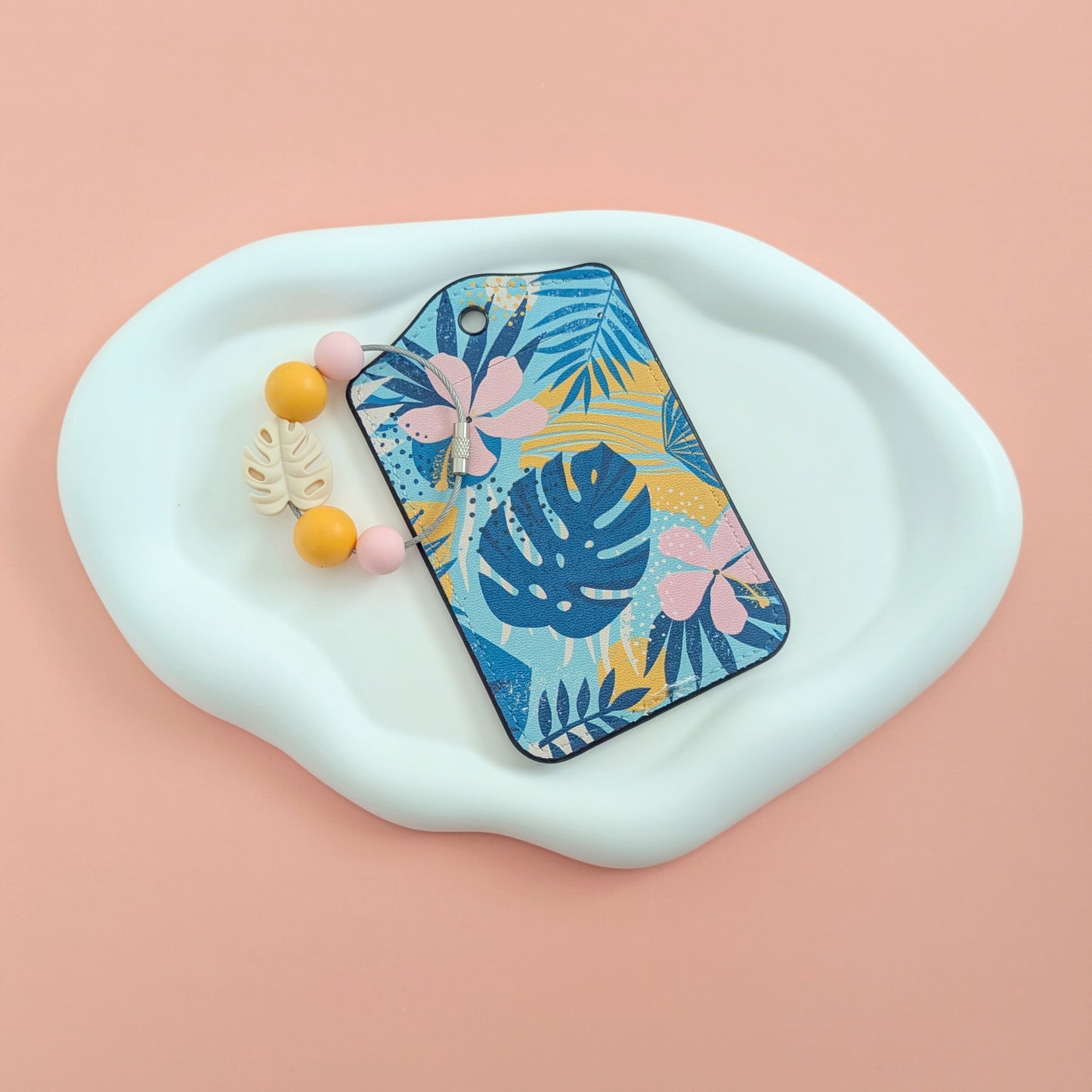 Monstera Leaf Luggage Tag
