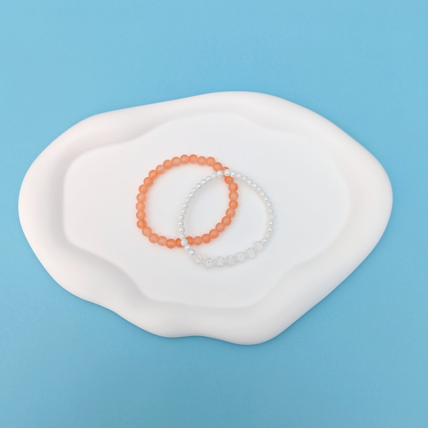 Orange and White Grandma Stack