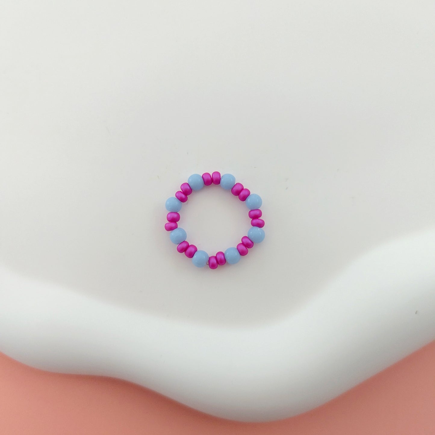 Pink and Blue Ring