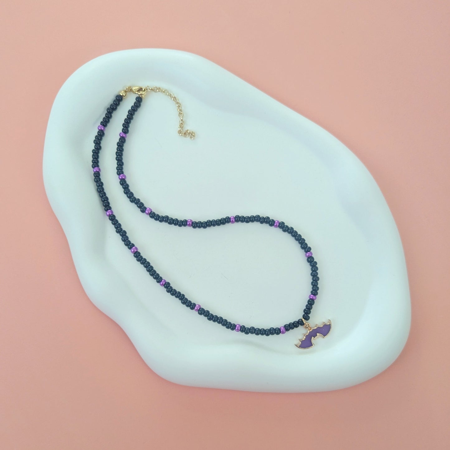 Purple Bat Choker