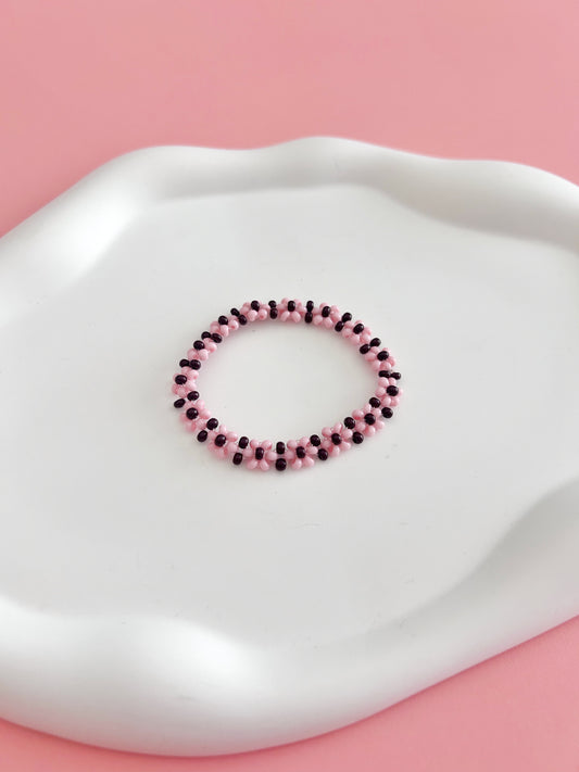 Pink Daisy Bracelet