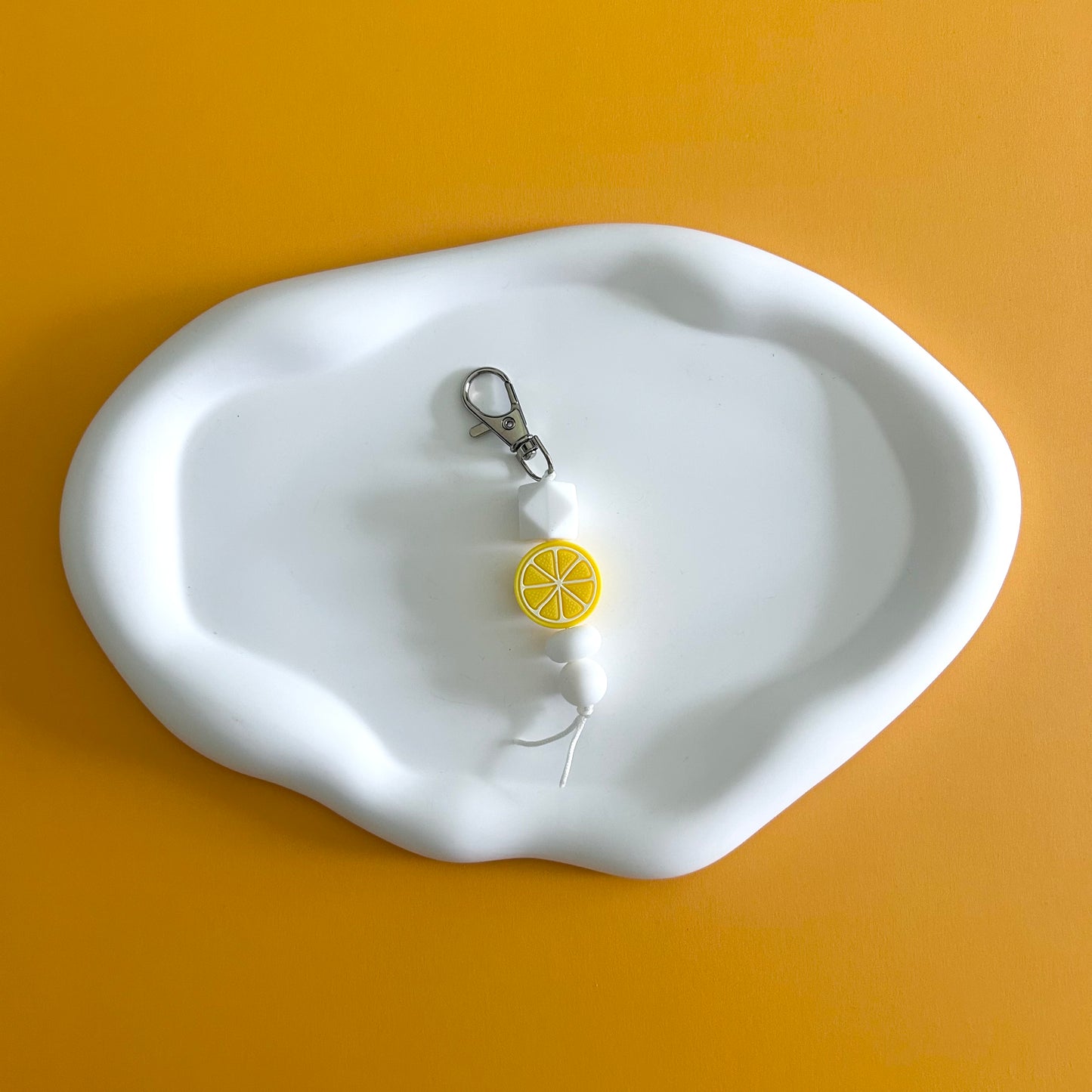 Lemon Straw Charm