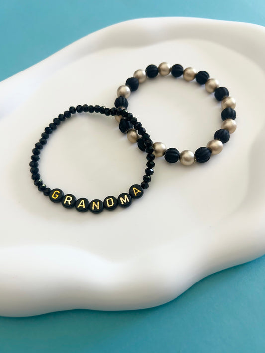 Black and Gold Grandma Stack
