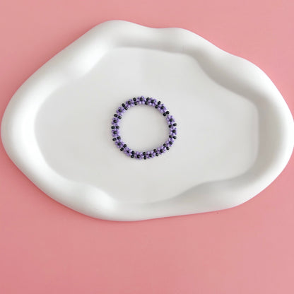Purple Daisy Bracelet