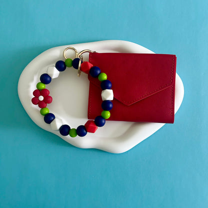 Red Daisy Wallet Set
