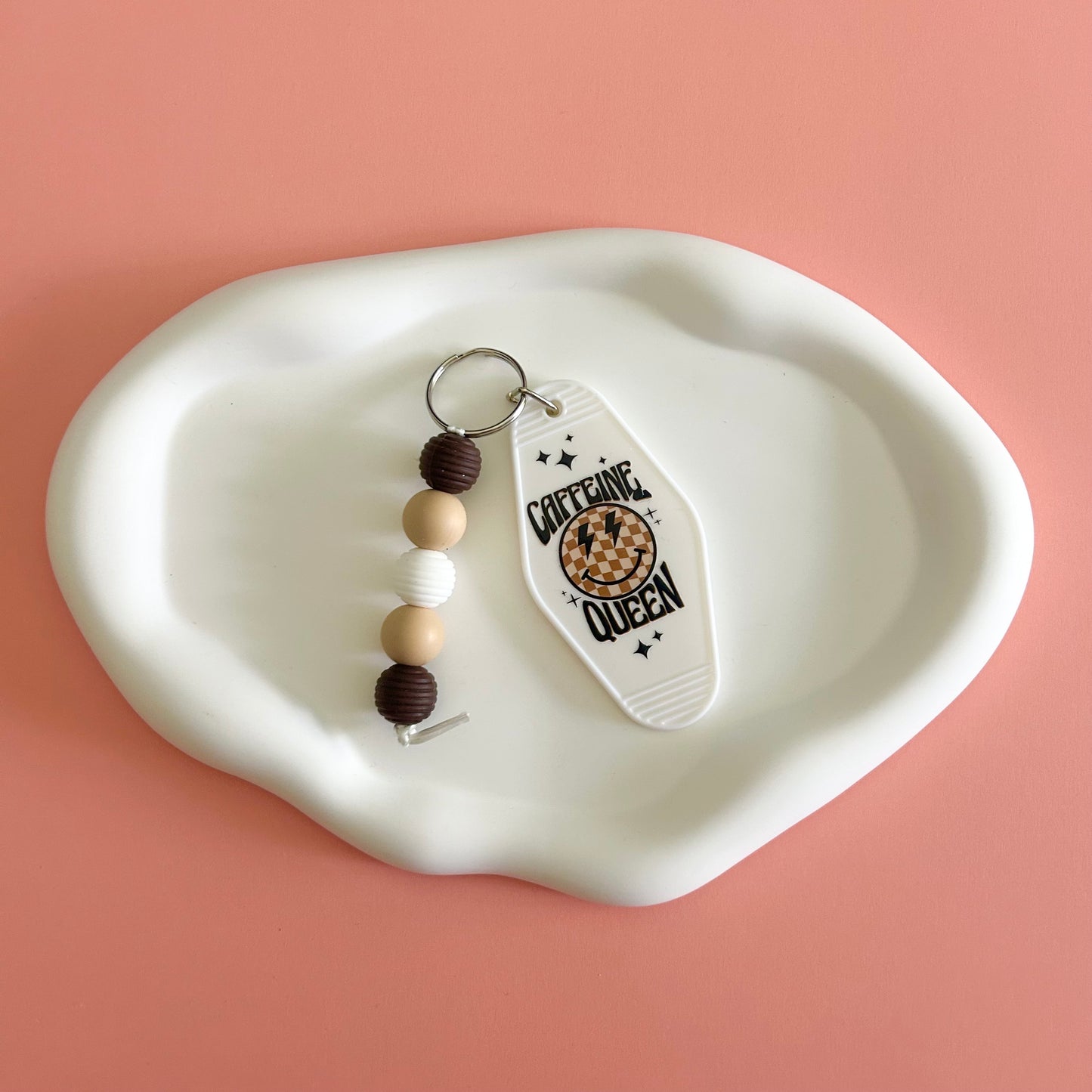 Caffeine Queen Keychain