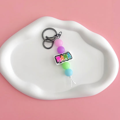 Neon Mama Keychain