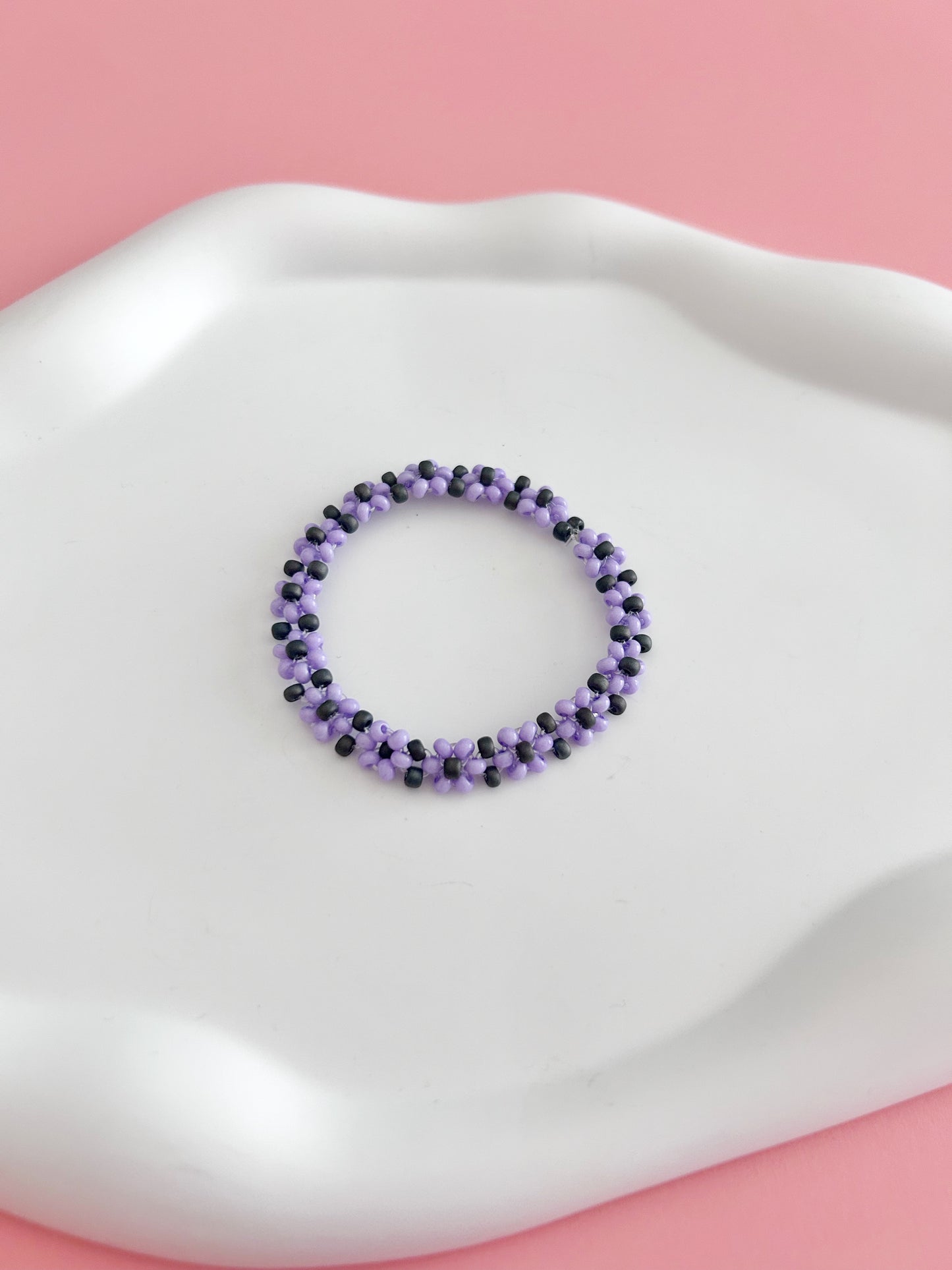 Purple Daisy Bracelet