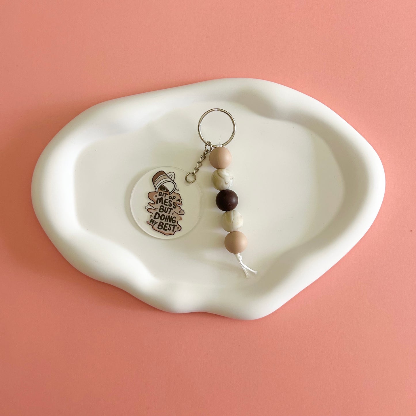 Bit of a Mess Keychain