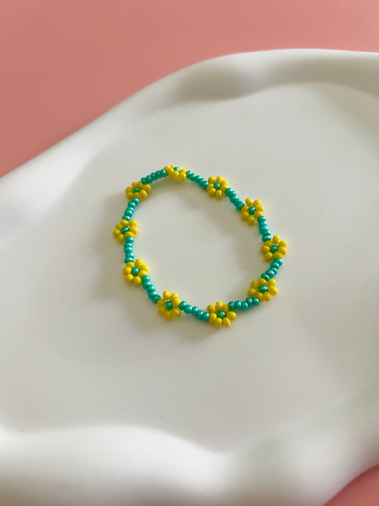 Yellow Daisy Bracelet