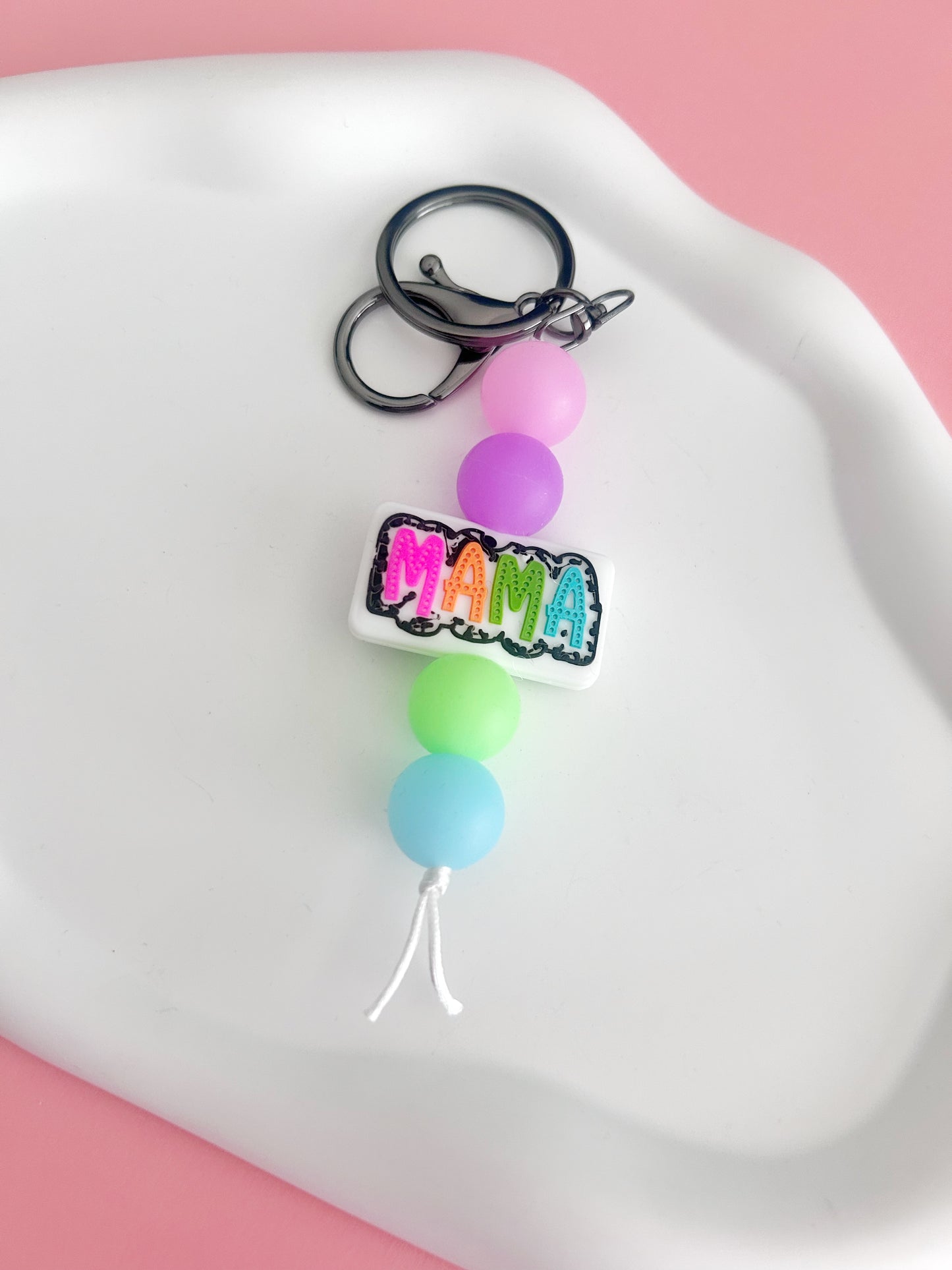 Neon Mama Keychain