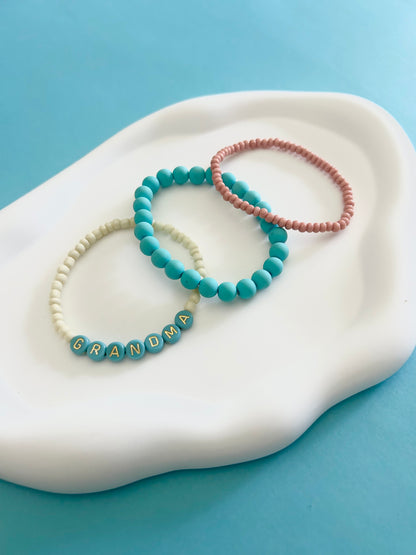 Blue and Pink Grandma Stack