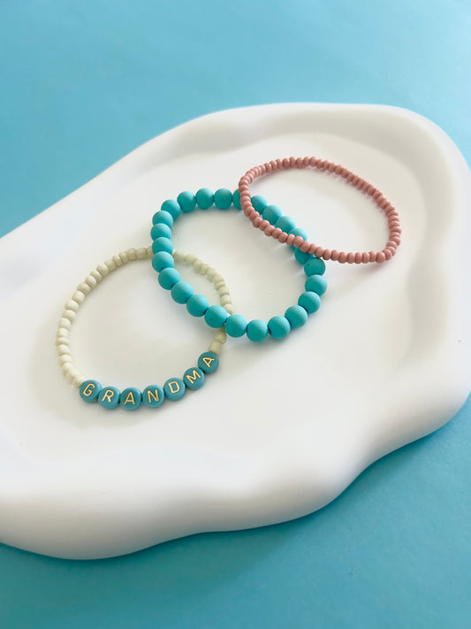 Blue and Pink Grandma Stack