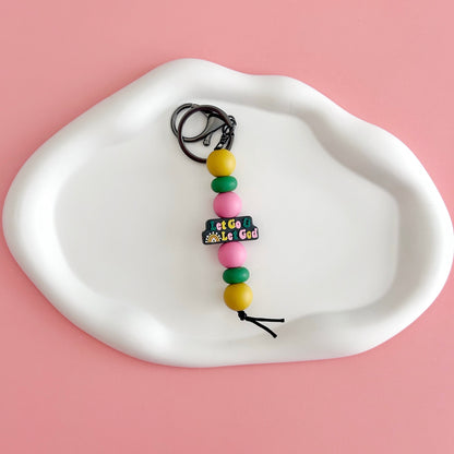 Let Go and Let God Keychain