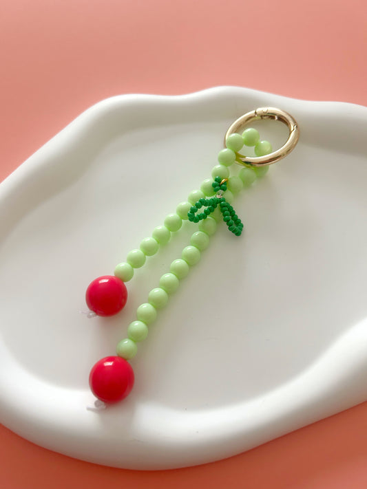 Cherry Bag Charm