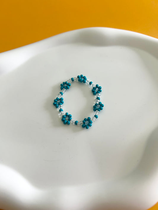 Blue Daisy Bracelet