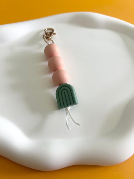 Rainbow Straw Charm