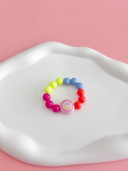 Pink Smiley Bracelet