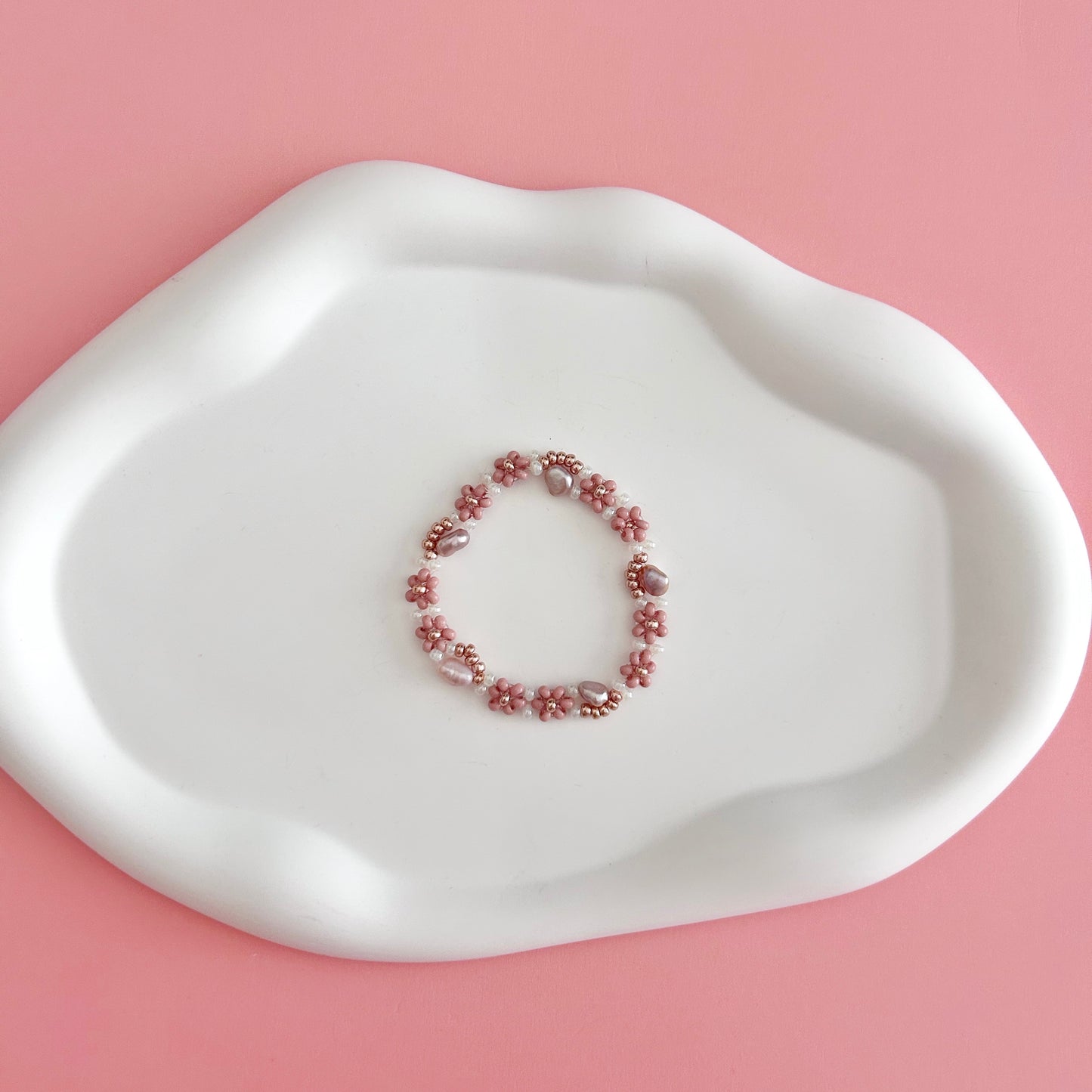Pearl Daisy Bracelet