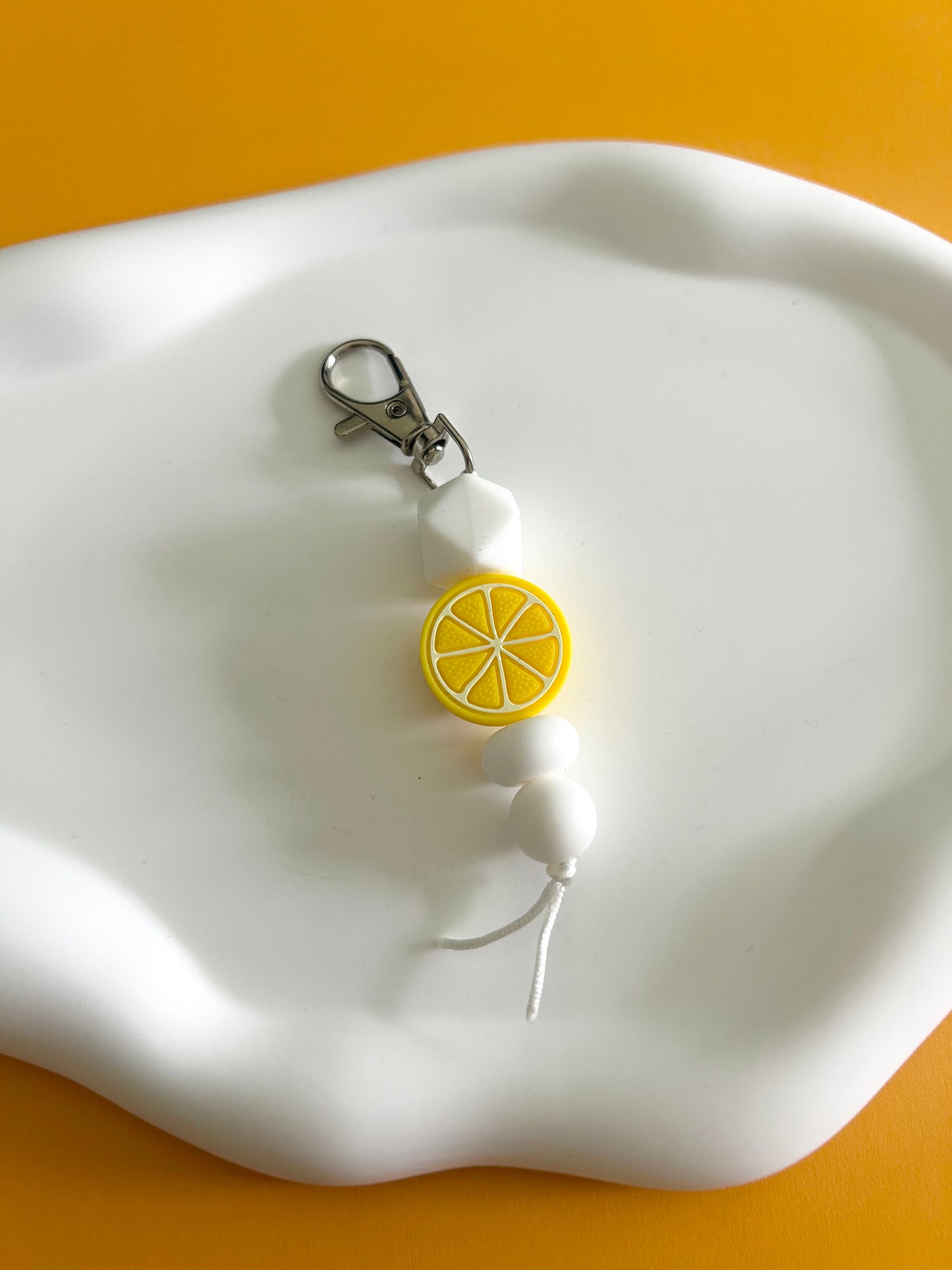 Lemon Straw Charm