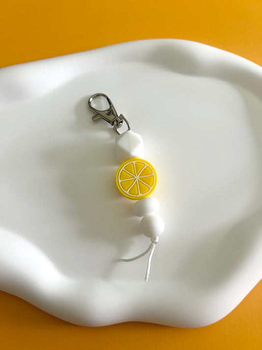 Lemon Straw Charm