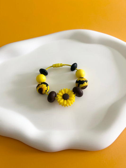 Sunflower Handle Charm