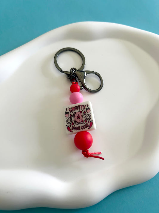 Smutty Book Club Keychain