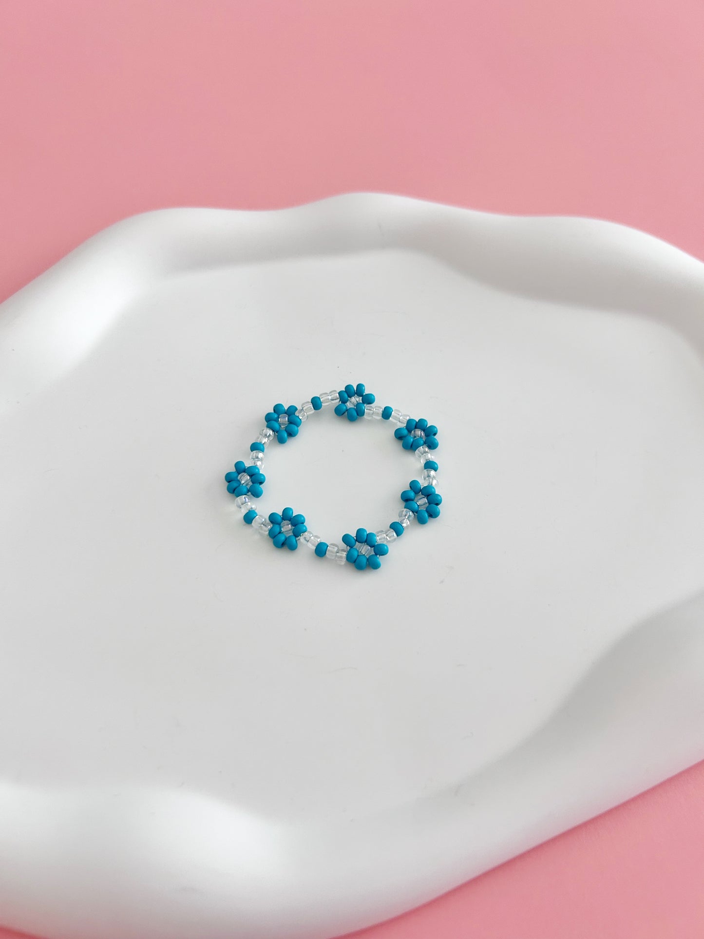 Blue Daisy Bracelet