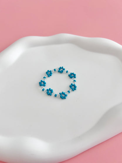Blue Daisy Bracelet