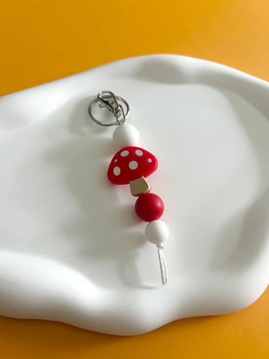 Mushroom Straw Charm