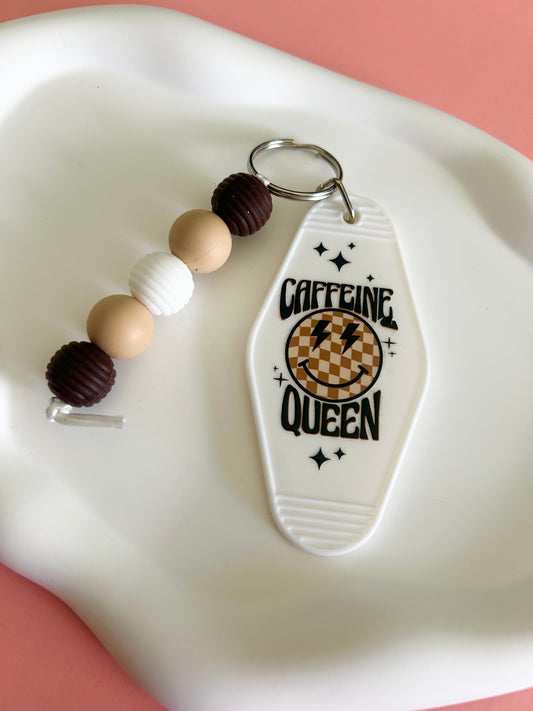 Caffeine Queen Keychain