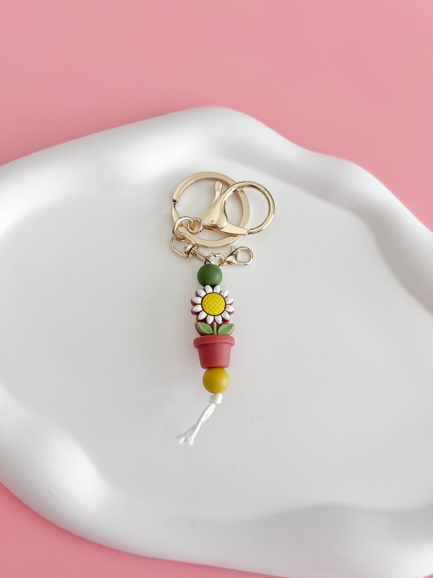 Flower Pot Keychain