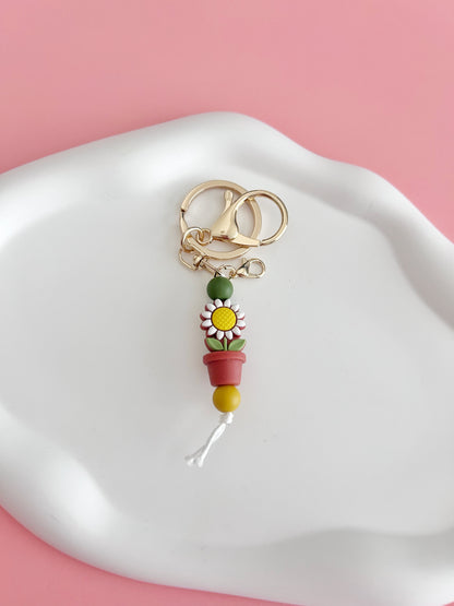 Flower Pot Keychain