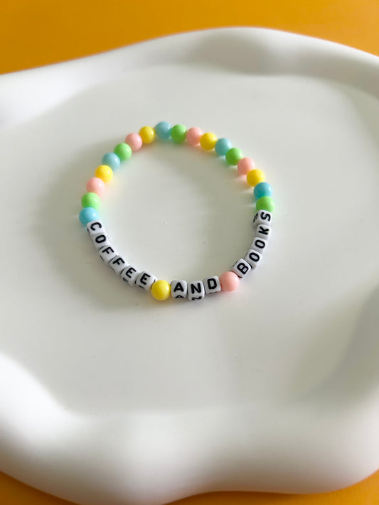 Coffee and Books Bracelet